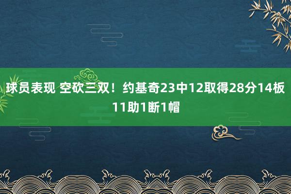 球员表现 空砍三双！约基奇23中12取得28分14板11助1断1帽