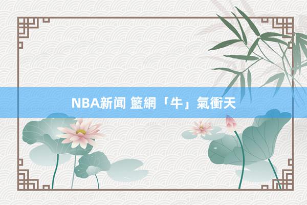 NBA新闻 籃網「牛」氣衝天